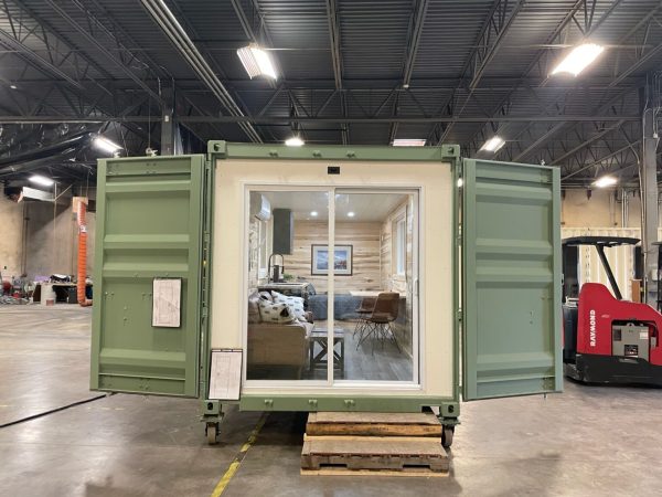 20FT CONTAINER HOME GREEN