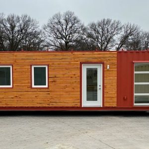 40FT HOME CONTAINER RED