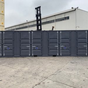 40FT SHIPPING CONTAINER black