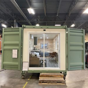 20FT CONTAINER HOME GREEN