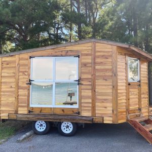 Wood Home On Wheel